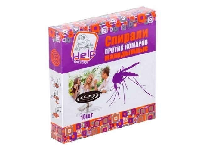 Спирали от комаров 10 шт  HELP 80230/60